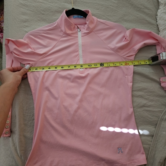 J. Mclaughlin 1/4 Zip Pullover Light Pink Size XS - Picture 3 of 12